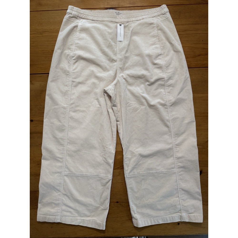 Pilcro Anthropologie Womens XL Izzie Relaxed Corduroy Pull On Barrel Pants Boho - Picture 4 of 7